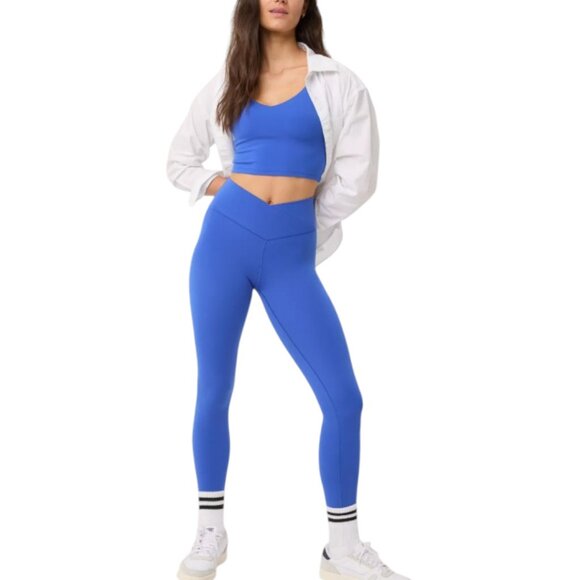 OFFLINE By Aerie Real Me High Waisted Crossover Legging in Yearbook Size Medium - Picture 1 of 4